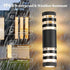 1Pack 15inch Lights,18W 4000K IP65 LED Cylinder Up & Down Wall Modern Outdoor Wall Light Day White Aluminum Body
