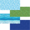 Fadeless Bulletin Board Paper, 48” x 12’, Fade-Resistant Nature Assortment, 4 Rolls for Classroom Decor