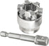YAKAMOZ Adjustable Universal Socket Wrench Grip Adapter 10-19mm for Hex Head Nuts and Bolts Driver Tool