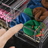 Noverlife 3 Drawers Hair Accessories Organizer - Clear Acrylic Desktop Craft Drawer Cabinet for Bathroom