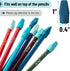 Mr. Pen Pencil Erasers Toppers - 120 Pack Blue Shades for Pencils and Eraser Caps