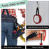 3 Pieces Tape Thong for Tool Belts, Electrical Tape Holder Strap, Black Polyester Electrical Contractor Tool Belt