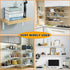 4Pcs,White Support,11.8x6.1x1.18 Inch Alise Floating Shelf Brackets Bracket for Shelves Heavy Duty L Wall Bracket