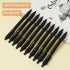 Mr. Pen Retractable Gel Pens, 10 Pack, Black Ink, Fine Point 0.5mm, Fast Dry, Cute Aesthetic Pens for Journaling