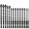 15 in 1 Concrete Drill Bit Set, 3/16" to 1/2" Inch Carbide Drill Bits for Masonry and Wood