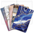 Elan Publishing Company Field Notebook/Pocket Journal, 3.5"x5.5", Marble Covers, Lined Memo Book, Pack of 5