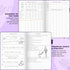 GoGirl Budget Planner - Monthly Financial Organizer, Expense Tracker Notebook Journal to Control Money (Compact, Purple)