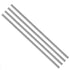 Eowpower 4 Pieces Round Rod Turning Lathe Bars Tool, Stainless Steel 6 x 200 mm