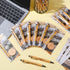 Dispowreath 50 Sets Thank You Gifts Bulk Bamboo Pens Employee Appreciation Gifts Wooden Keychain Thank You Cards