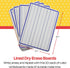 School Smart Lined Dry Erase Boards, 12 x 18 Inches, Pack of 10