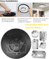 Bright Future Lighting 1Pack 16 Inch Dimmable Panel,32W 3840LM,2700K-6000K Remote Control LED Flush Mount Ceiling Light