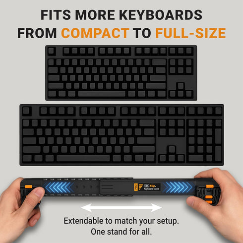 ESC Flip PRO, Adjustable Computer Keyboard Stand & Portable Laptop Stand, Ergonomic Desk Stand for Keyboards