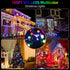 MZD8391 105FT 300LEDs 8 100% (4 Sets Christmas Lights Outdoor Indoor String Lights Modes Memory Function for Christmas