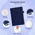 Clever Fox Password Book with Alphabetical Tabs - Internet Address Organizer Logbook, Medium Password Keeper