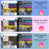 19.68ft 3 Dimmable Motion Sensor LED Light Strip Under Bed Lights, RGB Mode Motion Activated Bed Light with Music Sync
