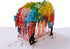 iGifts And Cards Lesbian Rainbow Wisteria Flower Tunnel 3D Pop Up Greeting Card for Wedding, Anniversary