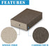 Jamiikury 16Pcs 120 Grit Sanding Blocks, Fine Sanding Sponge Washable and Reusable, Wet Dry Sandpaper Sponge for Wood
