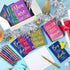 Funrous 32 Pcs Motivational Quote Pens, Inspirational Notepads & Mini Journal Gift Set for Students & Office