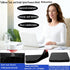 Auvivasital Tailbone Gel Seat Cushion for Long Sitting, Soft and Breathable, Thick Gel Seat Cushion for Back, Sciatica