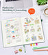 Graph Paper Journal, 360 Numbered Pages, Thick 100gsm Graphing Paper, B5 Large Hardcover for Writing (Green)