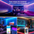 110FT (1 dalattin Led Lights for Bedroom Roll),Led Smart Strip Lights with App Control Remote Control, RGB LED Light