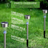 12 Pack Dream Master Solar Lights Outdoor Waterproof, Stainless Steel LED Landscape Lighting, Solar Garden Lights