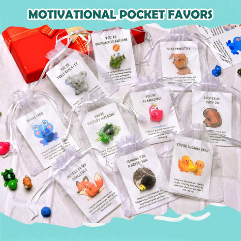 PAPPYN-A 200 Sets Employee Appreciation Gifts Bulk for Coworkers Team Staff Thank You Gifts Organza Bags Back to School