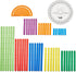 hand2mind Set 2 4th AngLegs Starter with Protractors, Geometry Manipulatives, Geometric Shapes for Classroom