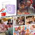 HUIJUTCHEN 10 Mini Photo Printer - Portable Pocket Sticker Printers for iPhone Thermal Printer with Rolls Thermal Paper
