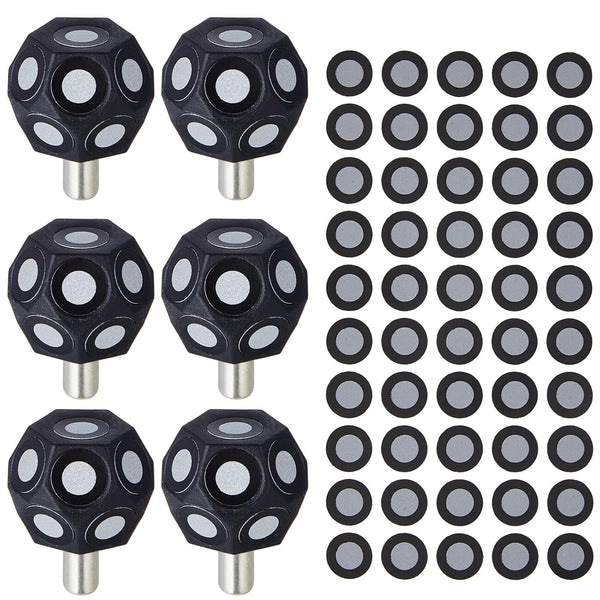 Kingdder 6 Pcs Multi-Angle Marker Set 2 Sheet 100 Point 6.0 mm