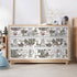 17.7''x354'' VEELIKE Boho Cat Wallpaper Peel and Stick Cat Themed Floral Wallpaper for Nursery Playroom Kids Room