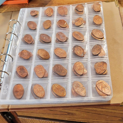 Ettonsun 10 Sheets 30-Pocket Coin Collecting Pages, Binder Inserts Coin Pocket Pages for Most Coin Collection Albums