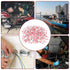 150 Pcs Solder Seal Wire Connectors, Heat Shrink Butt Connectors for Red 22-18 AWG Marine Automotive Use