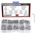 DYWISHKEY 360 Pieces M3 Stainless Steel 304 Hex Button Head Cap Bolts Screws and Nuts Kit