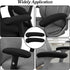 guduling 2-Pack Desk Chair Arm Covers,Black Office Chair Arm Rest Cover,Stretchable & Removable Universal Arms Rest