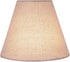 Aspen Creative 32038-2A, 3" 6" 5" Set 2 Empire Clip-On Chandelier Lamp Shade, Oatmeal, Top x Bottom x Slant Height
