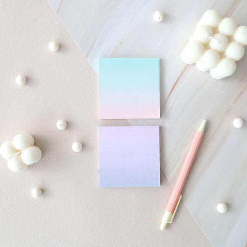 1000pcs Sticky Note Pads, BetterJonny 3.15 x 3.15 Inches Watercolor Self-Stick Notes Memo Note Pads for Study Office Home Gradient Color