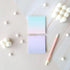 1000pcs Sticky Note Pads, BetterJonny 3.15 x 3.15 Inches Watercolor Self-Stick Notes Memo Note Pads for Study Office Home Gradient Color