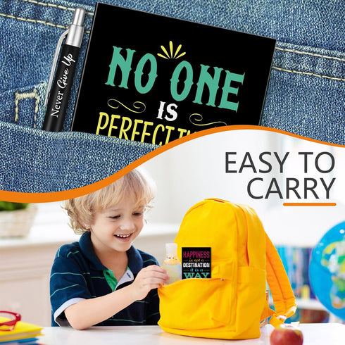 Yeaqee Motivational Pens Notepads Gifts Set, 72 Pcs, Inspirational Quote Pen & Mini Journal