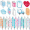 Ctosree 40 Pcs Mini Funny Nurse Sticky Notes with Ballpoint Pens for Nursing Student Essentials School Supplies