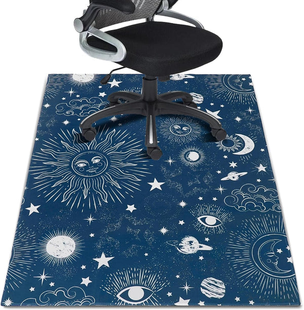 Wruzbxcn Office Chair Mat for Hardwood Floor 48"X 60" Office Rugs for Gaming