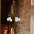 Drum Lampshades Crystal Lamp Shade Clear Glass Shade Cylinder Shaped Replacement Modern Ceiling Light Cover for Pendant