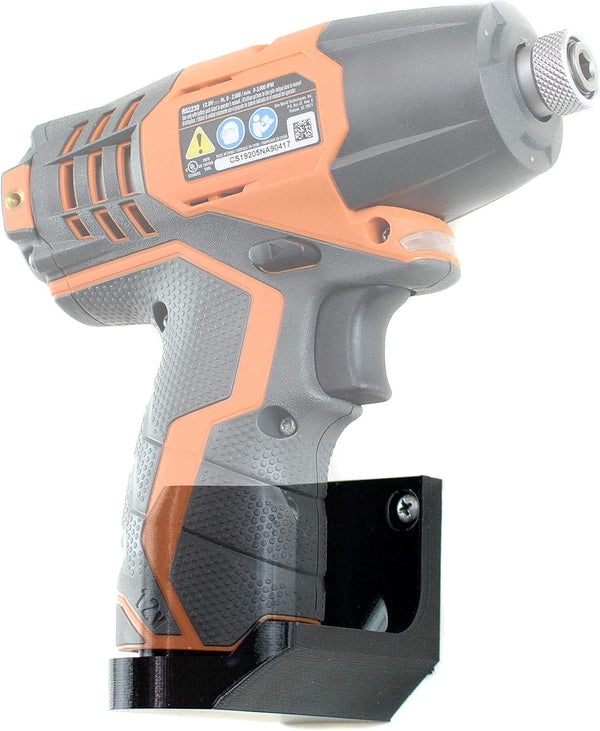 Spartan Mounts for Ridgid 12V Tool - Wall Display Hook Holder for Power Tool Storage, Strong Low Profile Bracket for