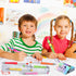 Yeaqee 150 Pieces Beadable Pens Kit, 50 Colors Plastic Beaded Ballpoint Pens with Thank You Cards and Packaging Bags