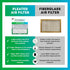 Filterbuy 14x24x1 Air Filter MERV 8 Dust Defense (1-Pack), Pleated HVAC AC Furnace Replacement Filter