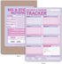 Knock Knock Movement & Exercise Tracker Notepad, Big & Sticky Fitness Tracker Pad (40 Sheets, 9.75 x 7 inches)