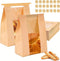 VANKUTL 120pcs Bread Bags for Homemade Bread Sourdough, Sourdough Paper With Window 14"x8.3"x3.5"