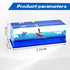 Honsheng Unsinkable Surfing Boy Wave Boat Fluid Toy in a Box bottle Acrylic Paperweight Desk Decorations Toy Gifts