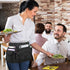 Rexmica Waitress Server Apron with Multiple Pockets, Half Apron with Adjustable Belt for Waitress, Waiter, Women Men