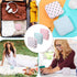 Gjinxi 3 PCS Period Bag with Zipper Discreet Tampons Holder Pouch Menstrual Pad Cup Pouches Cotton Panty Liners
